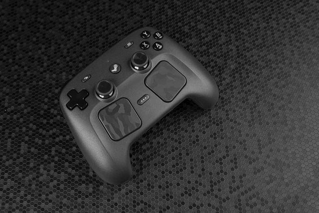 Alt view image 4 of 5 - Steam Controller Skin, - Textured Trackpad Protector (Ghost Black Camo)