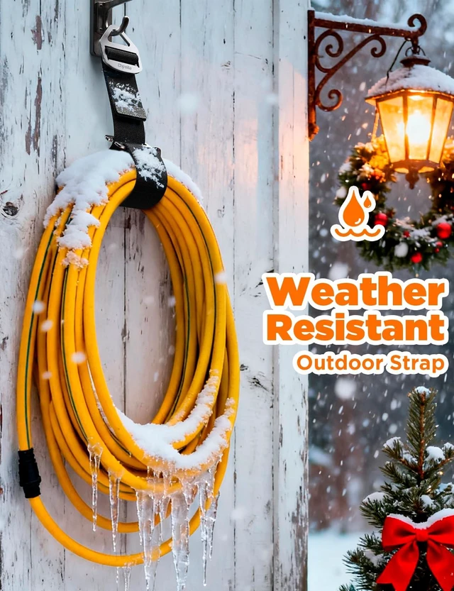 Alt view image 4 of 7 - 6 Pack Extension Cord Holder Organizer, Auto Lock Cable Straps Heavy Duty Extension Cord Hanger for Garage Storage and Organization, Garden Hose Storage, Garage Gadgets for Men