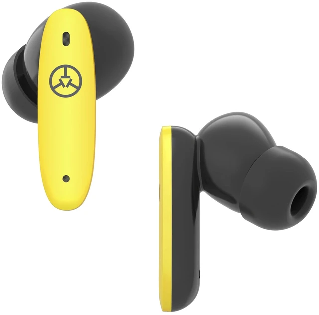 Main image of Team8 E Golf Earbuds - Bluetooth Golf Rangefinder Wireless Earphones with Hazard Alerts - Front/Middle/Back Green Distances - Touch Controls Golf Ball Tracker with Call Support - Yellow