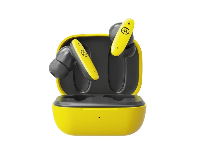 Alt view image 2 of 7 - Team8 E Golf Earbuds - Bluetooth Golf Rangefinder Wireless Earphones with Hazard Alerts - Front/Middle/Back Green Distances - Touch Controls Golf Ball Tracker with Call Support - Yellow