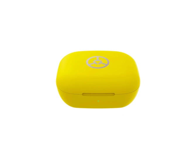 Alt view image 4 of 7 - Team8 E Golf Earbuds - Bluetooth Golf Rangefinder Wireless Earphones with Hazard Alerts - Front/Middle/Back Green Distances - Touch Controls Golf Ball Tracker with Call Support - Yellow