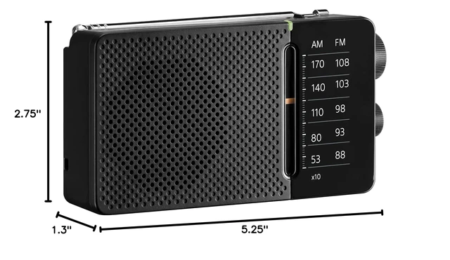 Alt view image 4 of 7 - SR-36 AM/FM Pocket Radio