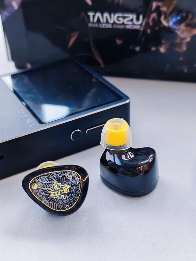 Alt view image 7 of 7 - Wan'er S.G II in Ear Monitor, Gaming IEM Earphones, HiFi Wired Earphones with 10mm Single Dynamic Driver PET Diaphragm, 0.78mm 2-Pin Tangle-Free Detachable Cable (Black, 3.5mm with Mic)