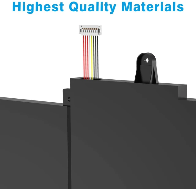 Alt view image 3 of 7 - C41N1541 Battery for Asus ROG Strix GL702VM GL702VS GL702VT GL702VS GL702VSK GL702VT GL702VM GL702VMK GL702V GL702ZC Series 4ICP4/59/13 0B200-02070000