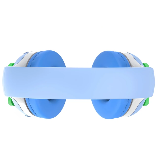 Alt view image 6 of 6 - CB-7S Kids Wireless Headphones,Gifts Suitable for Kids,74/85/95dB,LED Glow Lights,50H Playtime,Bluetooth V5.3,Built-in Mic, TF Card Slot,for Travel/School/Phone/Laptop(Blue&Grey)