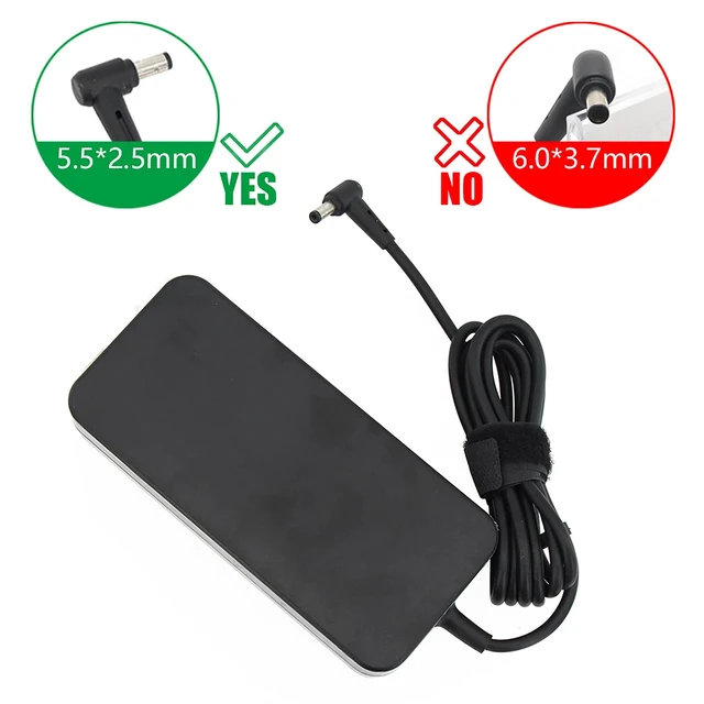 Alt view image 5 of 7 - 19.5V 9.23A 180W Laptop Charger for Asus ROG G750JM G751JM G750JS G75 G75VW G75VX GL502VT G750JW G750JM G750JX G751JL G751JM G752VL ADP-180MB F FA180PM111 G-Series Gaming Laptop