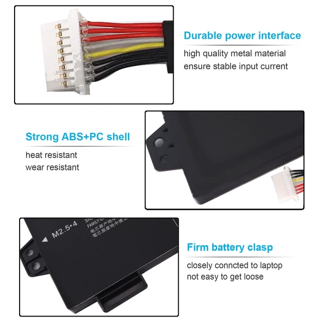 Alt view image 3 of 6 - TT03XL 933322-855 Laptop Battery Replacement for HP EliteBook 755 850 G5, 850 G6, ZBook 15U G5 G6 Series 932824-421 932824-1C1 932824-2C1 HSN-113C-5 HSTNN-LB8H HSTNN-DB8K HSTNN-UB7T TT03056XL 56Wh