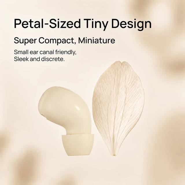 Alt view image 2 of 7 - Invisible Mini Sleep Earbuds, Tiny Wireless Bluetooth Earphones Small Ear Canals,Low Profile Discreet Hidden In-Ear Headphones with Noise Blocking, for Side Sleepers Work Travel