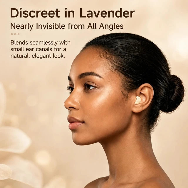 Alt view image 3 of 7 - Invisible Mini Sleep Earbuds, Tiny Wireless Bluetooth Earphones Small Ear Canals,Low Profile Discreet Hidden In-Ear Headphones with Noise Blocking, for Side Sleepers Work Travel