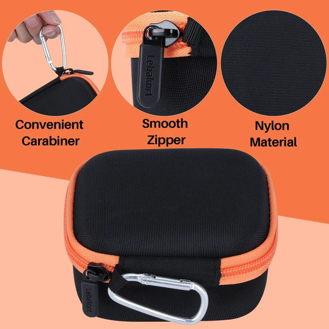 Alt view image 5 of 7 - Storage Case Compatible with Bushnell Golf Phantom 3 2 Slope/Izzo Swami KISS 2.0 Handheld Golf GPS Ragnefinder (Orange Case)