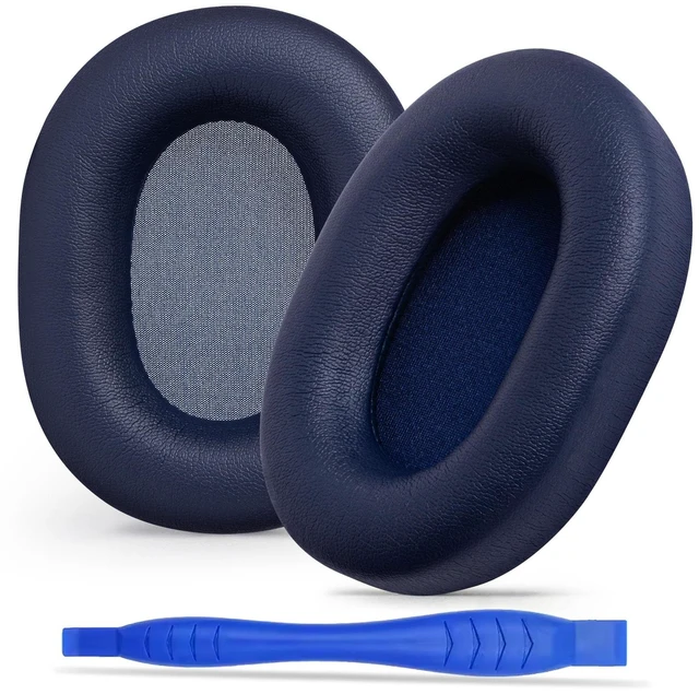 Main image of Replacement Ear Pads Cushions for Sony XM5 Noise Canceling Headphones, Premium WH-1000XM5 Earpads Covers with Soft Protein Leather, Optimized Memory Foam (Midnight Blue)