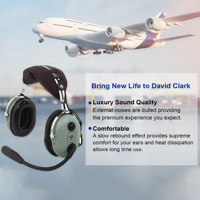 Alt view image 5 of 7 - Gel Ear Seals Ear Pads for David Clark Silicone Ear Cushions Replacement Earpads Ear Cup for David Clark H10-60 H10-20 H10-13.4 H10-76 H10-30 H10-13S Aviation Headsets