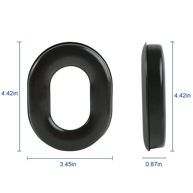 Alt view image 4 of 7 - Gel Ear Seals Ear Pads for David Clark Silicone Ear Cushions Replacement Earpads Ear Cup for David Clark H10-60 H10-20 H10-13.4 H10-76 H10-30 H10-13S Aviation Headsets