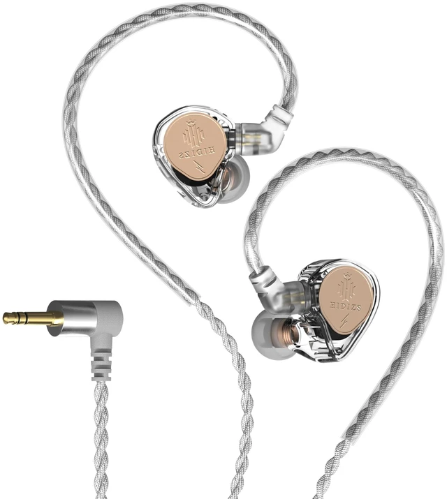 Main image of ST2 Pro IEM Gaming Earphones - Dual Magnetic Engine for Immersive Gaming Sound Wired Earbuds/Inline Mic/Detachable 2-Pin Cable, 3.5mm Plug, Transparent