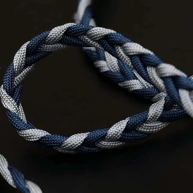 Alt view image 7 of 7 - Tripowin GranVia Upgraded OFC Headphone Replacement Cable, Dual 3.5mm Connector to 3.5mm Stereo Headphone Cable for HE4XX/HE-400i/HE400se/Goldplanar/Focal ELEGIA(Blue, 1.5m)
