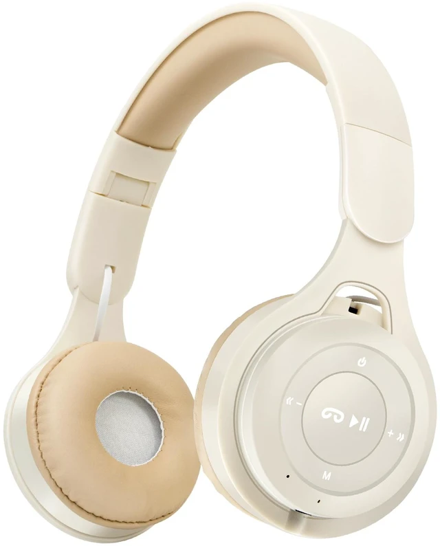 Main image of Kids Bluetooth Headphones, Over Ear Children's Wireless Bluetooth 5.3 Headsets, Built-in Mic, Comfortable Wear & HD Sound, Kids Headphones for Boys Girls School Travel iPad Tablet (Beige)