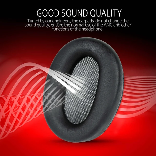 Alt view image 4 of 6 - Replacement Ear Pads Compatible with WH-CH720N and Sony CH720N, Soft Memory Foam Headphone Earpads for Sony WHCH720/WHCH720N Wireless Headphones Protein Leather Cushions Black