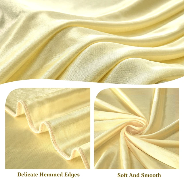 Alt view image 6 of 7 - Giant Bow for Backdrop Big Gold Bow 48x24x120 Inch Large Satin Ribbon Bow Wall Decor for Wedding Birthday Baby Shower Party Photo Booth, Washable Reusable Fabric Bow for Nursery Bedroom Door Hanging