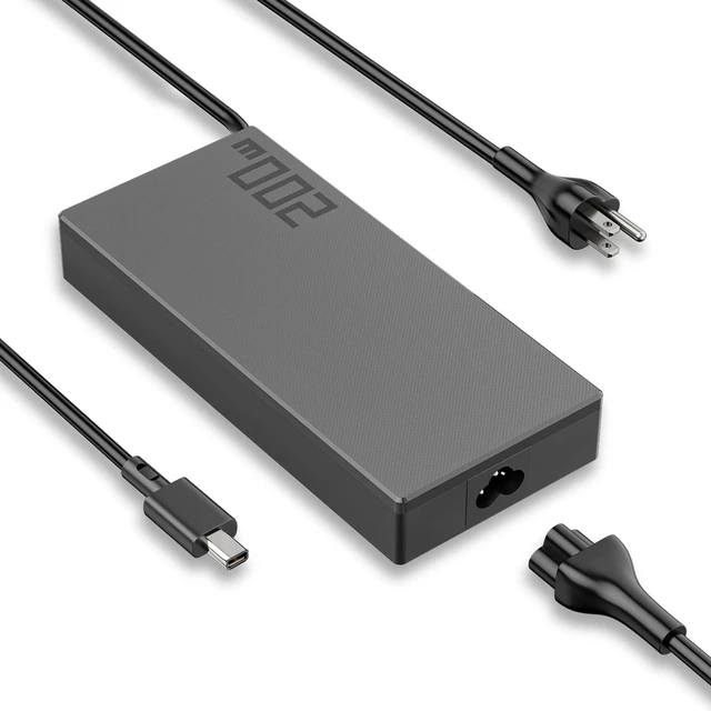Main image of 200W Charger ADP-200JB K Fit for Asus ProArt ROG Zephyrus Flow TUF Laptop A20-200P1A ROG Zephyrus G16 G14 (2024) GA605 GU605 GA403 GU605MU GA403UI ProArt P16 PX13 TUF Gaming A14 Flow Z13 Power Adaper