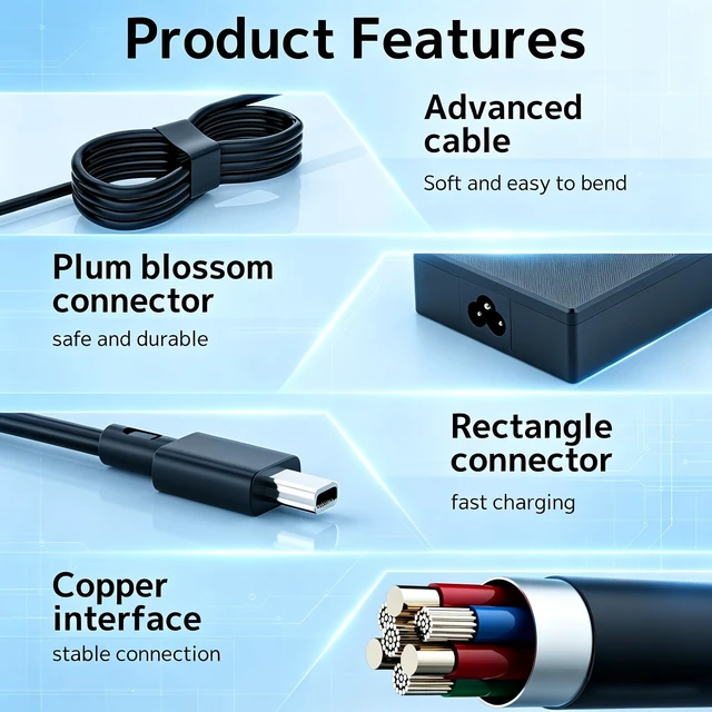 Alt view image 6 of 7 - 200W Charger ADP-200JB K Fit for Asus ProArt ROG Zephyrus Flow TUF Laptop A20-200P1A ROG Zephyrus G16 G14 (2024) GA605 GU605 GA403 GU605MU GA403UI ProArt P16 PX13 TUF Gaming A14 Flow Z13 Power Adaper