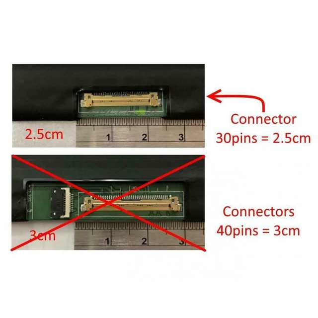 Alt view image 4 of 5 - Screen Replacement for HP Chromebook 11 G3 G4 G4 EE G5 G6 G7 G9 EE 11A G8 EE, ProBook 11 G2, Stream 11 Pro G3, 11A-NB 11A-NA 11-Y 11-V 11-AH LCD Display 11.6" HD (Right&Left Mounting brakets)