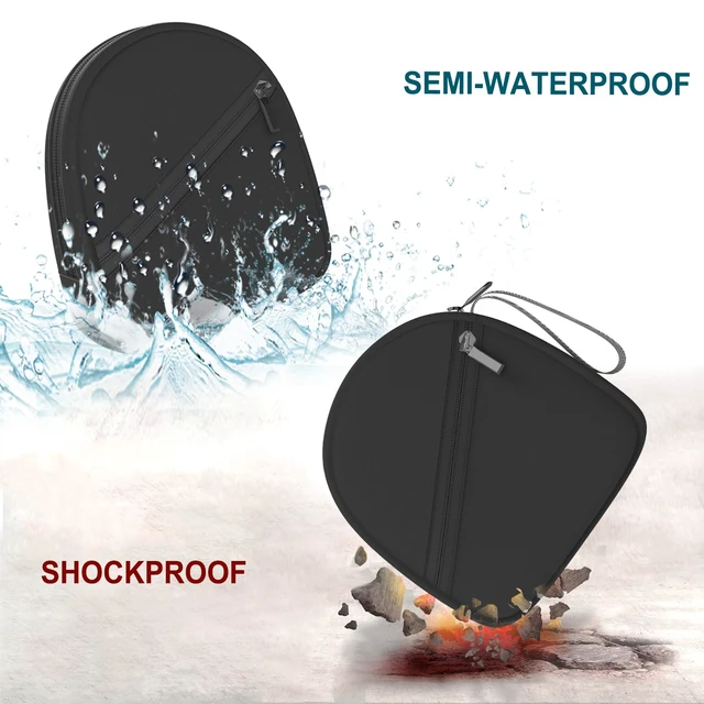 Alt view image 5 of 7 - Headphone Headset Case Bag Compatible with JBL & Soundcore Over-Ear - Black Hard Shell Travel Bag Compatible with JBL 720BT/510BT/500BT, Soundcore Q20i/Q30/Q45, Sony, Bose, JLab, TOZO & More
