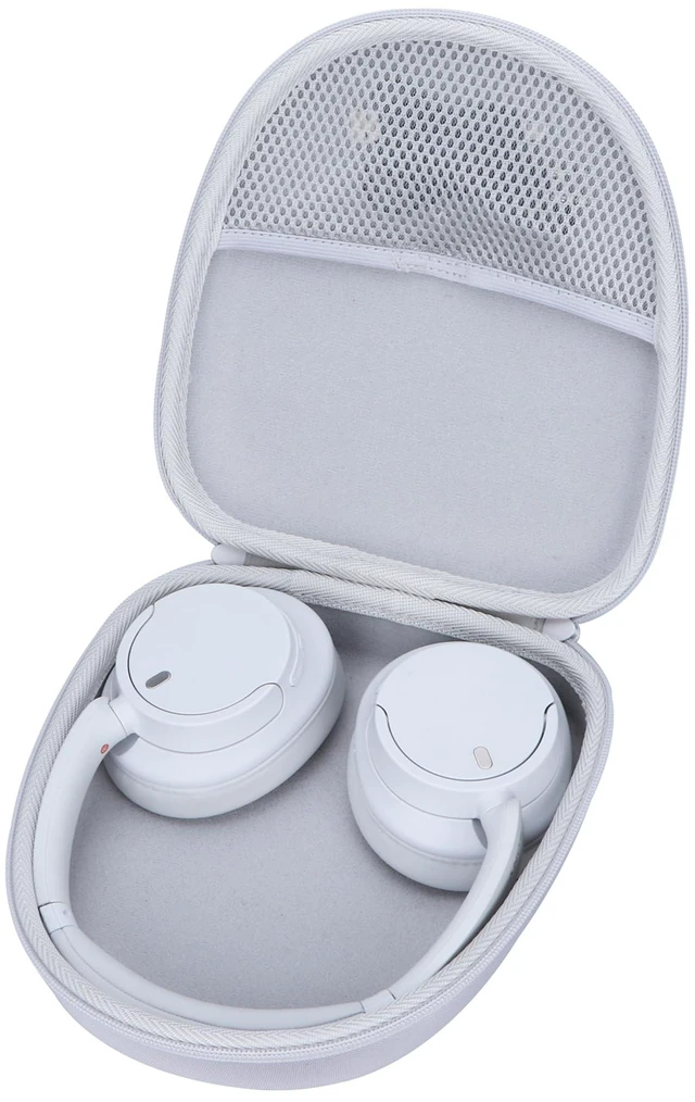 Alt view image 2 of 7 - Hard Case Compatible with Sony WH-CH720N WH-CH520 WH-CH510 WH-CH710N XB900N XB700N WH-CH700N WH-910N Noise Canceling Headphones (Off White Case)