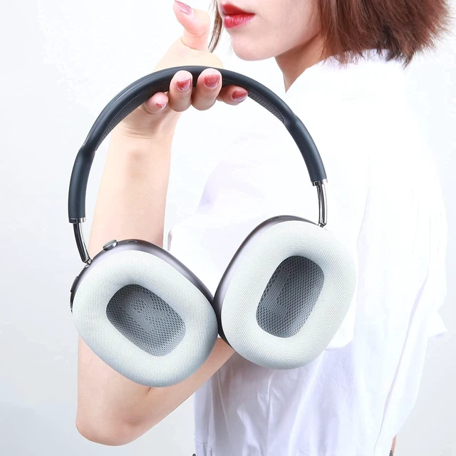 Alt view image 7 of 7 - Replacement Ear Cushions for AirPods Max 1 Over-Ear Headphones, Protein Leather Covered Earpads with Memory Foam and Magnet (Silvery)