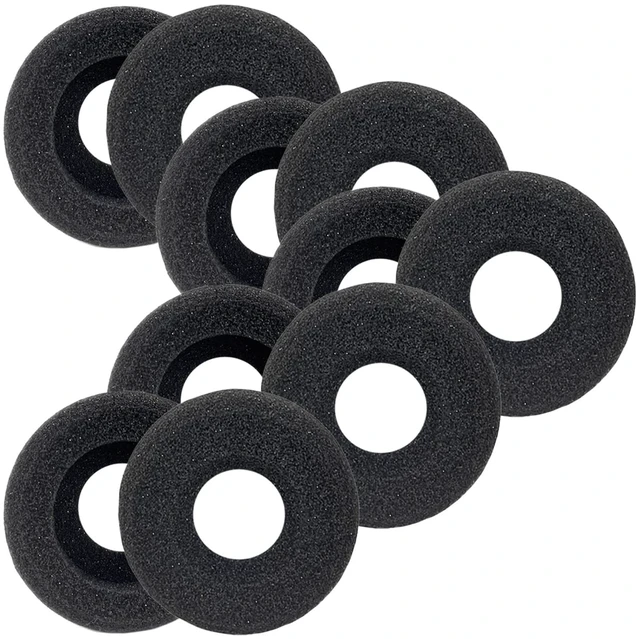 Main image of Ear Cushions for Plantronics Headset Earpads Replacement Headphones Ear Pad Designed for Plantronics Blackwire C320 3210 3220 3320 HW251N HW261N HW510 Jabra Biz 1500 GN2000 PRO 920 930 9450 (10 Pack)