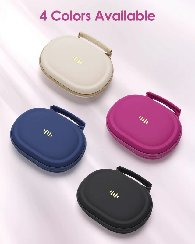 Alt view image 7 of 7 - Headphone Case Hard Shell for Bose Quietcomfort/Skullcandy/JBL Tune 720BT/520BT/510BT/Live 770NC/460NC, Super-Slim Upgrade PU Pocket Over-Ear Headset Universal Portable Travel Organizer Bag