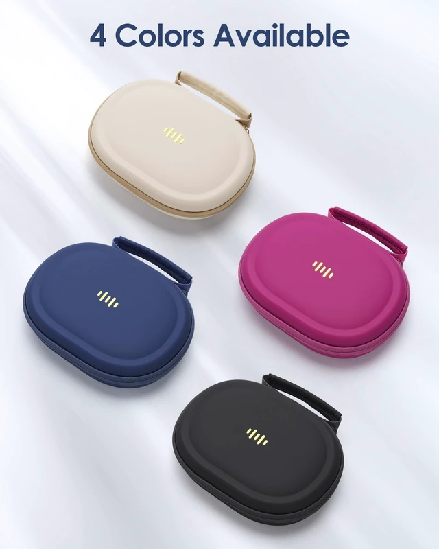 Alt view image 7 of 7 - Headphone Case Hard Shell for Bose Quietcomfort/Skullcandy/JBL Tune 720BT/520BT/510BT/Live 770NC/460NC, Super-Slim Upgrade PU Pocket Over-Ear Headset Universal Portable Travel Organizer Bag
