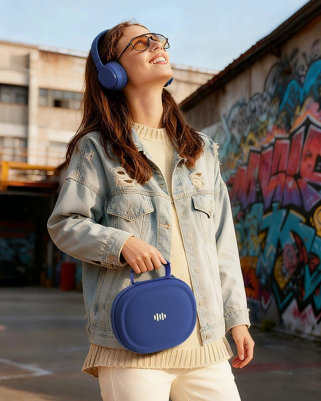 Alt view image 6 of 7 - Headphone Case Hard Shell for Bose Quietcomfort/Skullcandy/JBL Tune 720BT/520BT/510BT/Live 770NC/460NC, Super-Slim Upgrade PU Pocket Over-Ear Headset Universal Portable Travel Organizer Bag