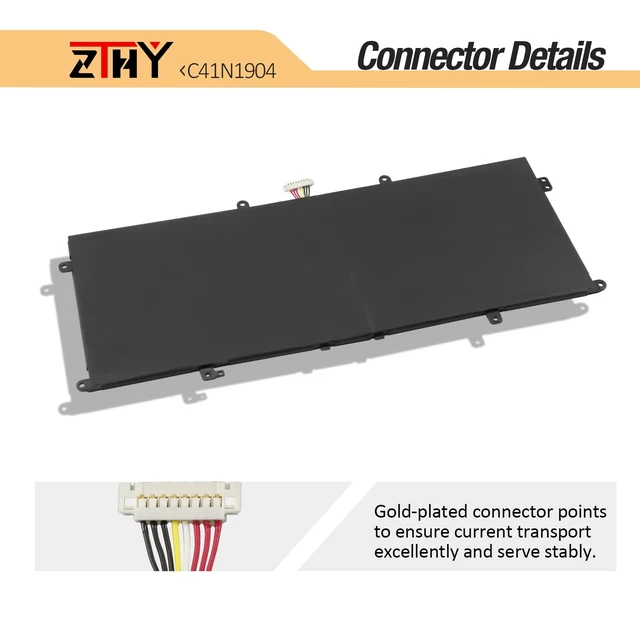 Alt view image 4 of 7 - C41N1904 Laptop Battery for Asus Zenbook Flip 13 UX363 UX363EA UM425IA S435 UX363JA ZenBook 14 UX425 UX425EA UX425JA UM425UAZ 13 UX325 UX325EA UX325JA BX325 UX393EA VivoBook S14 S435E S435EA UX371EA
