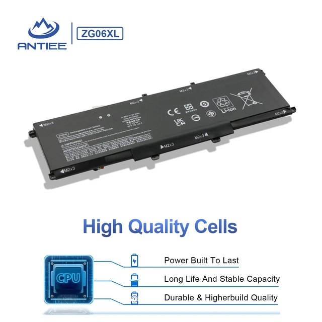 Alt view image 4 of 7 - ZG06XL Laptop Battery for HP Elitebook 1050 G1, ZBook Studio G5 X360 G5 95.9Wh Models HSTNN-IB8H HSTNN-1B8H HSN-Q11C ZGO6XL L07045-855 L07351-1C1 L07046-855 11.55V 0G74G