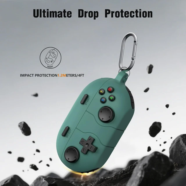 Alt view image 3 of 7 - Cases for Beats Solo Buds 2024 Case Cover, Retro Funny Shock-Proof Protective Silicone Compatible with Beats Solo Buds Wireless Earbuds with Cleaning Kit and Keychain Accessories-Green