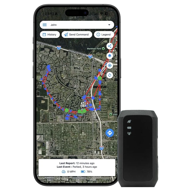 Alt view image 6 of 7 - 3.0 GPS Tracker 1+ Month Battery Real-Time Vehicle Tracking For Vehicles and Assets 4G LTE Instant Alerts