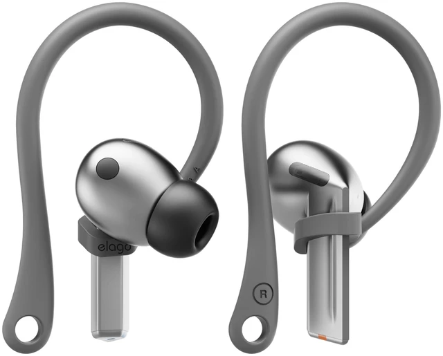 Main image of Ear Hooks for Galaxy Buds 3/3 Pro Anti-Slip, Ergonomic Design, Comfortable Fit (Dark Grey)