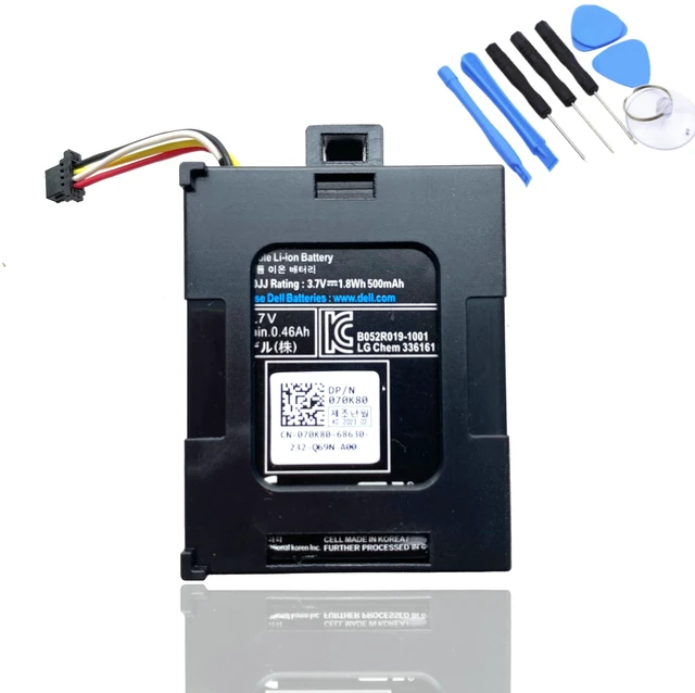 Main image of T40JJ Battery for Dell Perc Raid H710 H710P H730 H730p H810 H830 PowerEdge M620 R320 R420 R520 R620 R720 R820 T110 II T420 70K80 H132V