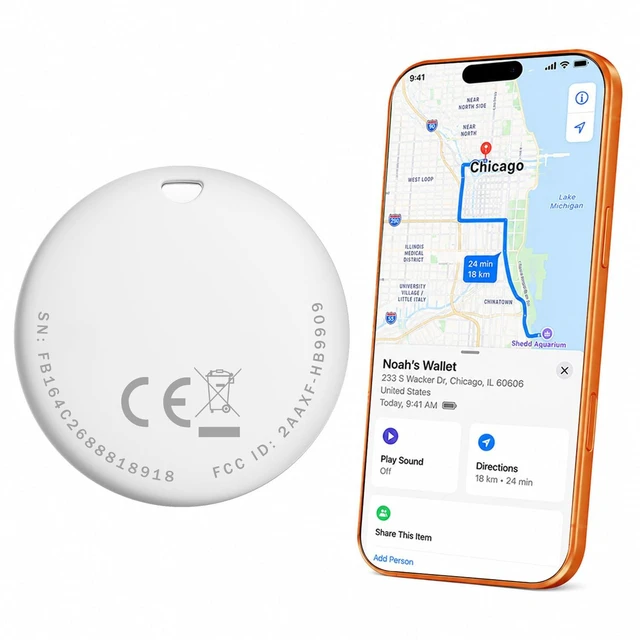 Main image of Air Tracker Tag 1 Pack, Item Finder for Apple Find My (iOS Only)