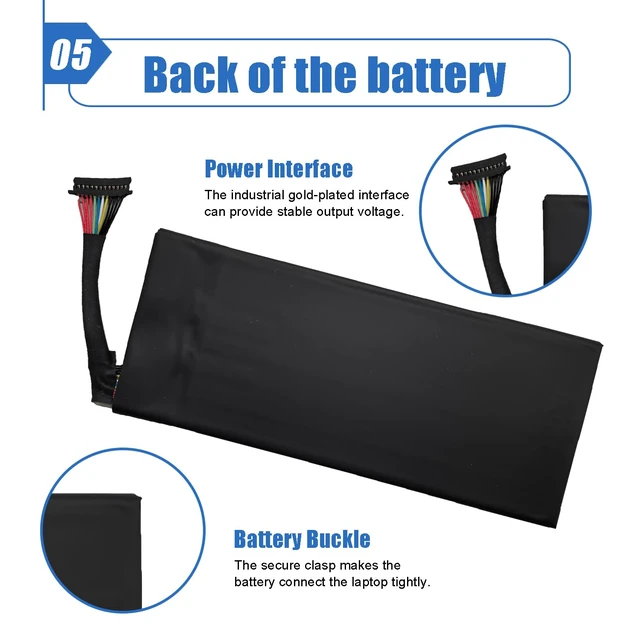 Alt view image 6 of 6 - 82Wh L23M2PK0 L23B2PK0 L23C2PK0 Battery for Lenovo Legion Go 8APU1 AMD Handheld Series L23D2PK0 L23L2PK0 5B11M36296 SB11M36297 5B11M36298 5B11M36299 7.76V 10567mAh