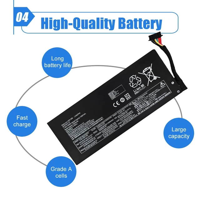 Alt view image 5 of 6 - 82Wh L23M2PK0 L23B2PK0 L23C2PK0 Battery for Lenovo Legion Go 8APU1 AMD Handheld Series L23D2PK0 L23L2PK0 5B11M36296 SB11M36297 5B11M36298 5B11M36299 7.76V 10567mAh