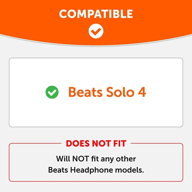 Alt view image 2 of 7 - PadZ Solo 4 - Replacement Earpads for Beats Solo 4 Made by Wicked Cushions Enhanced Comfort & Sound Isolation Black