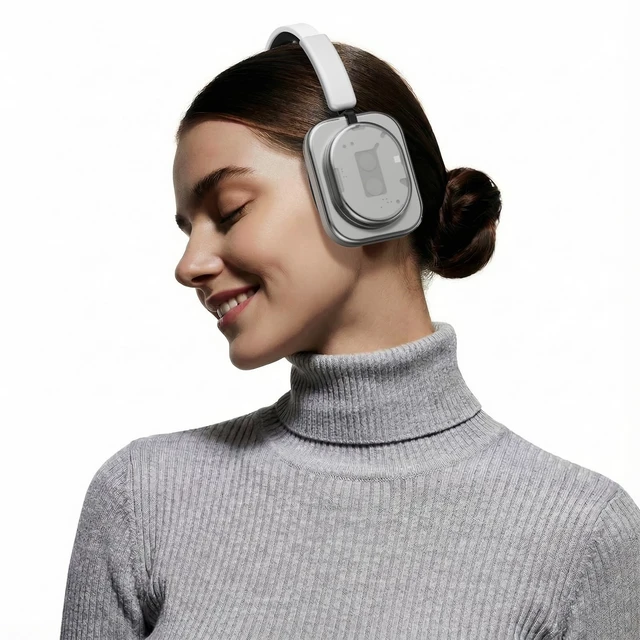 Alt view image 7 of 7 - Shell Case Cover for Nothing Headphone (1) Headphone (Clear Gray) Clear TPU Protective Cover Compatible with Nothing Headphone (1),Ultra-Thin Drop-Proof Shockproof EarCup Case Cover