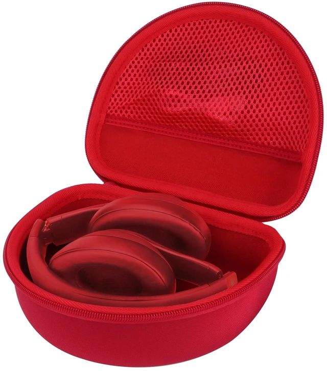 Main image of Case for Beats Solo 4/Studio Pro/Solo3/Studio3 On-Ear Headphones Solo Pro Headphone Case, Hard Shell Shockproof, Mesh Bag Organizer, Lightweight Travel