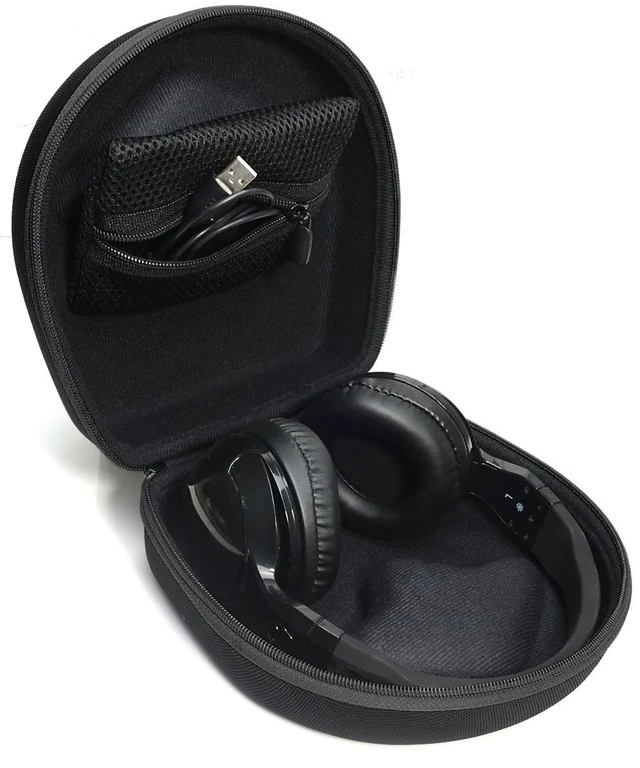 Alt view image 3 of 5 - Case for JBL Tune 510BT, 660NC, Live 460NC, 650 BT NC; Jabra Elite 45h, Move; Skullcandy Grind, Hesh ANC, Hesh 2, Uproar; Sennheiser HD598Cs, HD558, HD595; AKG K550/K240; Beats EP