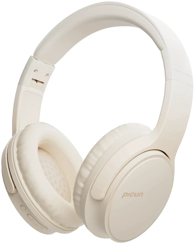 Main image of Wireless Headphones, Bluetooth Over Ear Headsets with Microphone, Hi-Fi Audio, 60H Playtime, Touch Control, Foldable Lightweight, On-Ear Headphones for Girls Women, Travel, Work