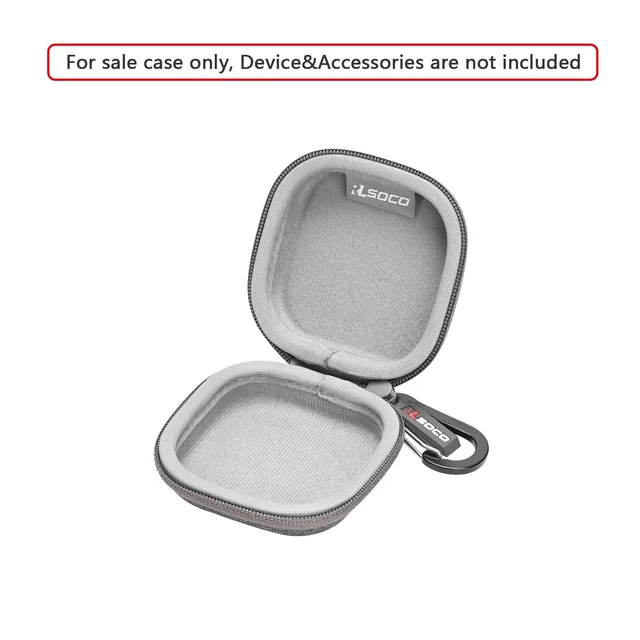 Alt view image 2 of 7 - Carrying Case for SHOKZ OpenFit 2+ / 2 / Air 2 / Air/OpenFit Open-Ear Earbuds True Wireless Bluetooth Headphones - Grey (Case Only)