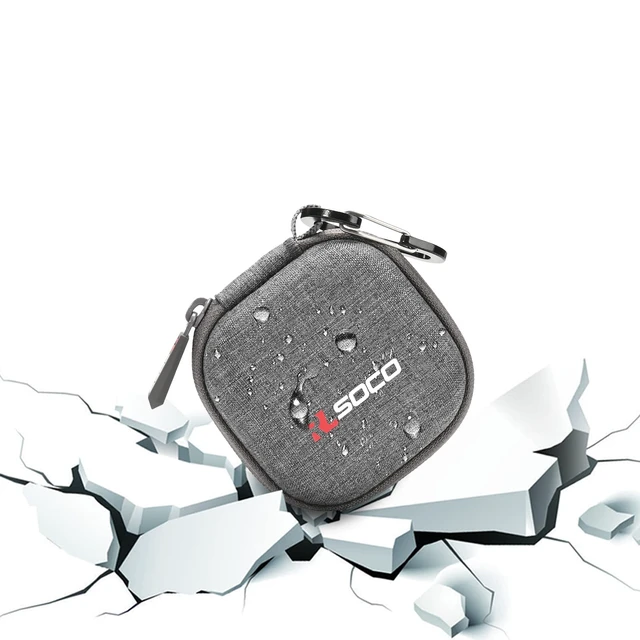 Alt view image 5 of 7 - Carrying Case for SHOKZ OpenFit 2+ / 2 / Air 2 / Air/OpenFit Open-Ear Earbuds True Wireless Bluetooth Headphones - Grey (Case Only)