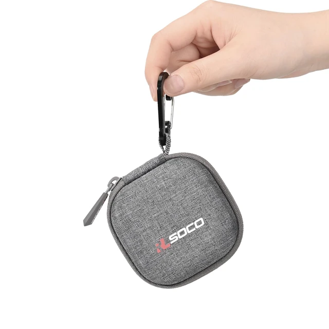 Alt view image 6 of 7 - Carrying Case for SHOKZ OpenFit 2+ / 2 / Air 2 / Air/OpenFit Open-Ear Earbuds True Wireless Bluetooth Headphones - Grey (Case Only)