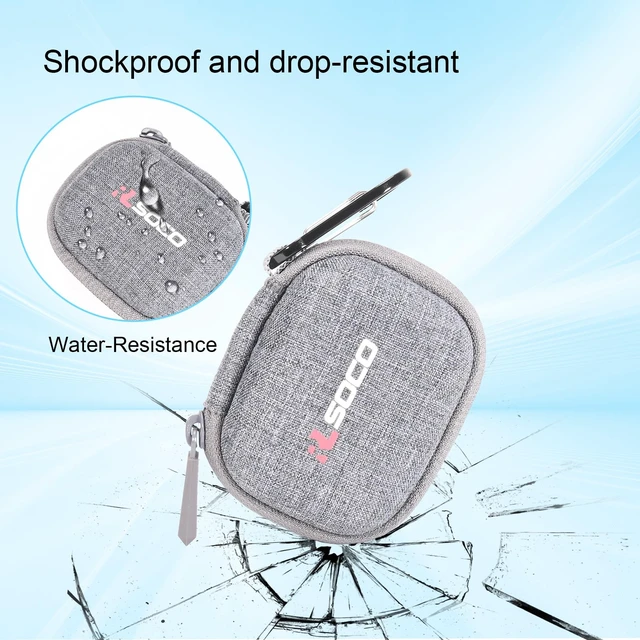 Alt view image 3 of 7 - Protective Case for SHOKZ OpenDots 2/OpenDots ONE/OpenDots Air Open-Ear Headphones Wireless Bluetooth Earbuds - Grey (Case Only)